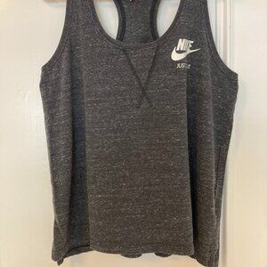 Nike charcoal gray racerback tank